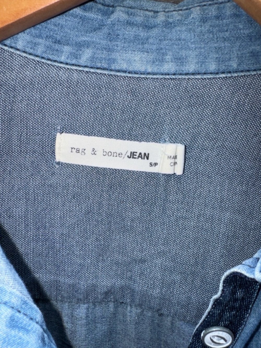 Rag and Bone Indigo Denim Destroyed Sadie Dress Size Small - Picture 5 of 10